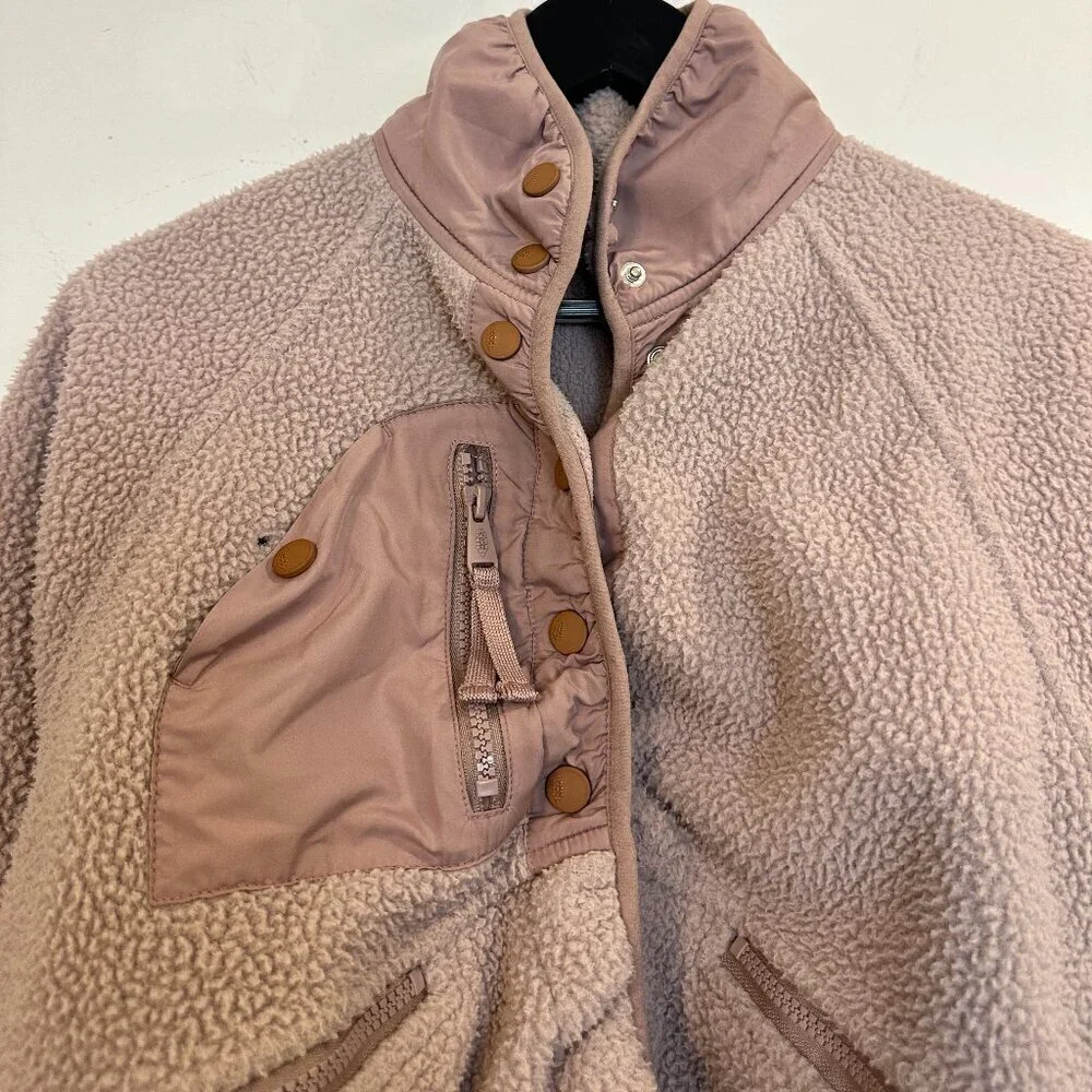 FREE PEOPLE Movement Hit The Slopes Pullover in Mocha Taupe Size X-Small
